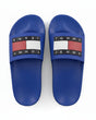 Tommy Hilfiger Essential Flag Badge Pool Slides - BLU SLM3 - Runner