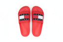 Tommy Hilfiger Essential Logo Swim Flip - Flops - Red SLM26 - Runner