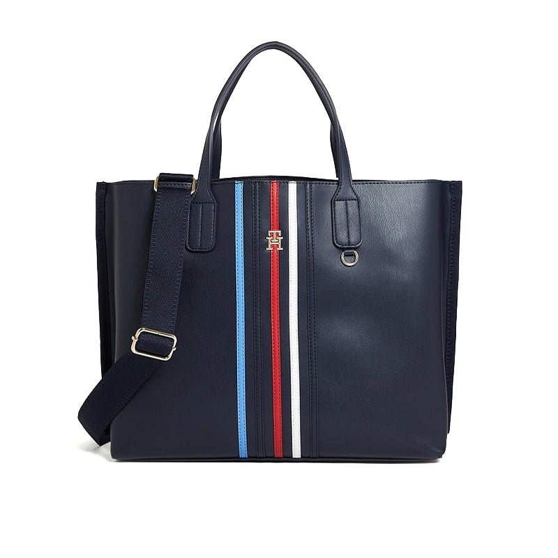 TOMMY HILFIGER ICONIC LOGO SHOULDERBAG - Navy - TB5 - Runner
