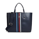 TOMMY HILFIGER ICONIC LOGO SHOULDERBAG - Navy - TB5 - Runner