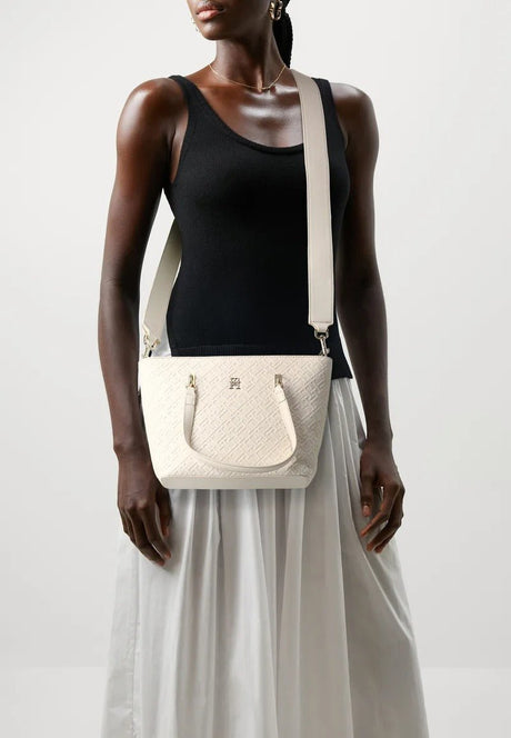 TOMMY HILFIGER Iconic TH Monogram Embossed Tote TB203 - Runner