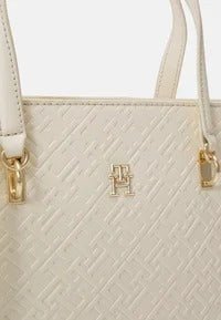 TOMMY HILFIGER Iconic TH Monogram Embossed Tote TB203 - Runner
