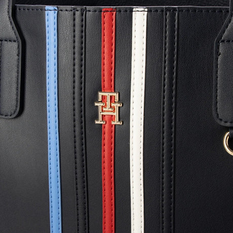 Tommy Hilfiger Iconic Tommy Satchel Corp - Shoulderbag - Navy - TB48 - Runner