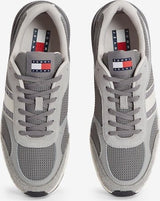 TOMMY HILFIGER Jeans Sneakers 'Ess' in Grey, Light Grey TOM253 - Runner