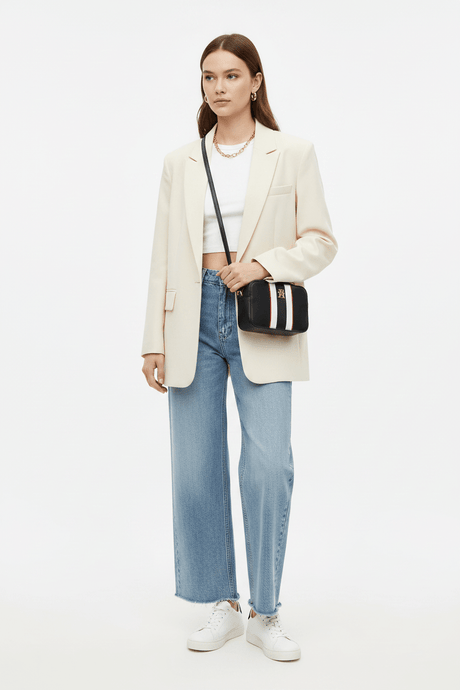TOMMY HILFIGER Keaton Ii Straw Tote Women beige TB222 - Runner