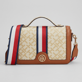 TOMMY HILFIGER Keaton Ii Straw Tote Women beige TB223 - Runner