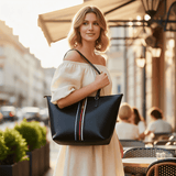 TOMMY HILFIGER Ladies Poppy Tote Corp Tote Shoulder bag0 TB61 - Runner