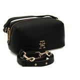 TOMMY HILFIGER LOGO CASUALL CROSSBODY BLACK TB17 - Runner