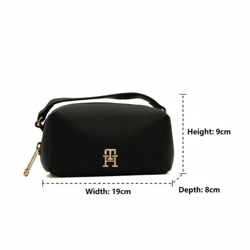 TOMMY HILFIGER LOGO CASUALL CROSSBODY BLACK TB17 - Runner