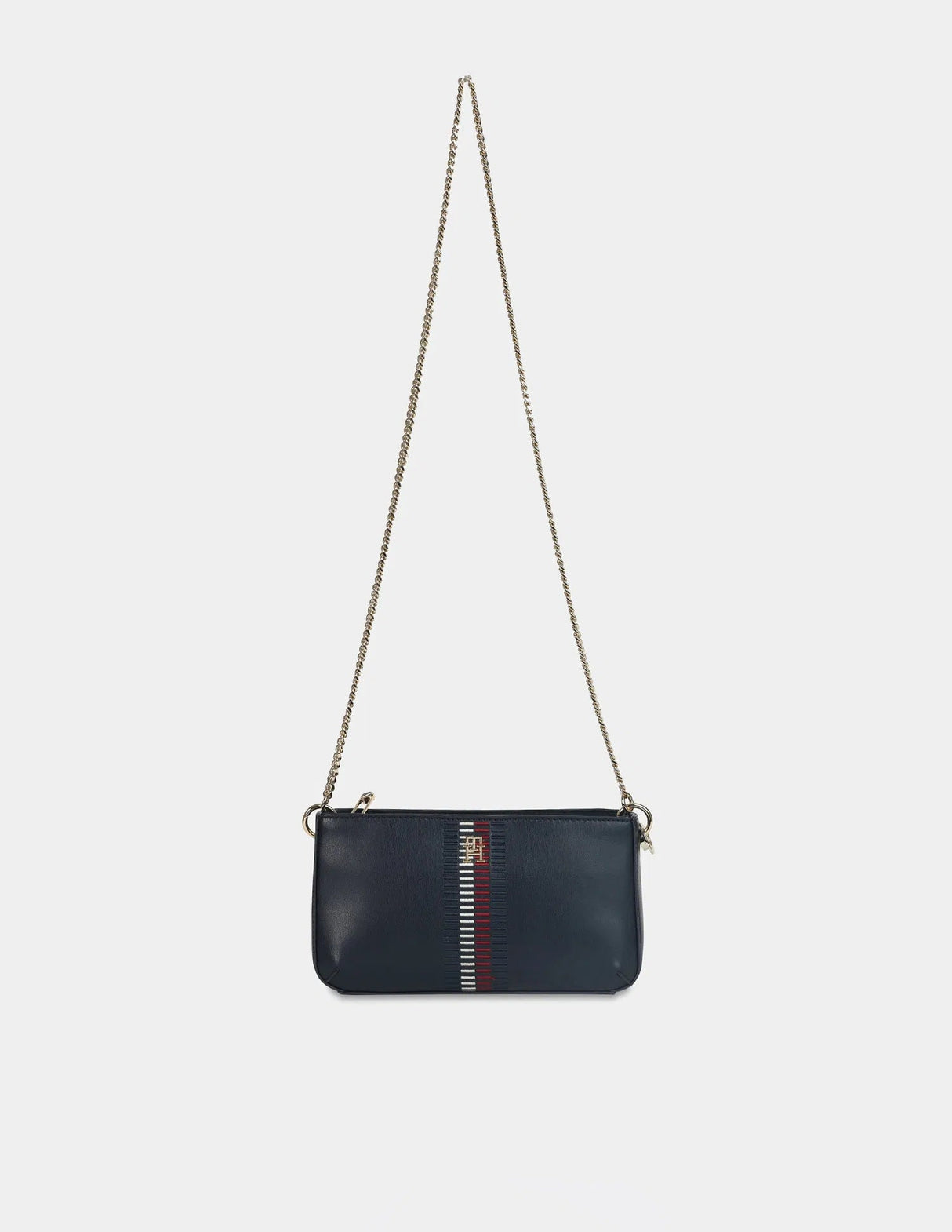 TOMMY HILFIGER Logo Navy Pu Sling Bag TB303 - Runner