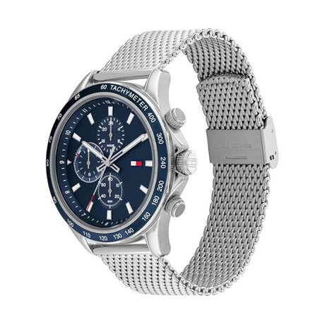 Tommy Hilfiger Men's Blue Dial Stainless Steel Watch - 1792018 TTM24 - Runner
