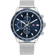Tommy Hilfiger Men's Blue Dial Stainless Steel Watch - 1792018 TTM24 - Runner