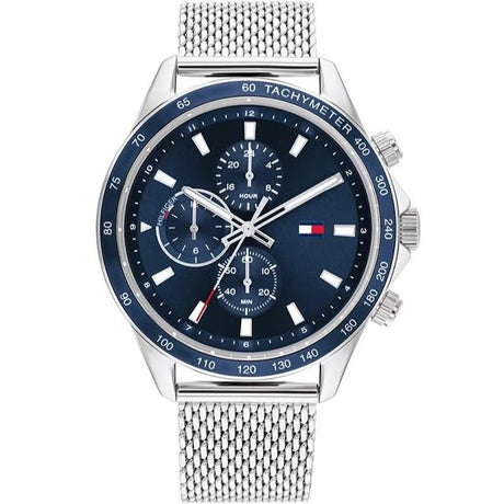 Tommy Hilfiger Men's Blue Dial Stainless Steel Watch - 1792018 TTM24 - Runner