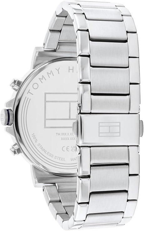 TOMMY HILFIGER MEN'S NAVY DIAL STAINLESS STEEL WATCH - 1710588 TTM59 - Runner