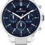 TOMMY HILFIGER MEN'S NAVY DIAL STAINLESS STEEL WATCH - 1710588 TTM59 - Runner