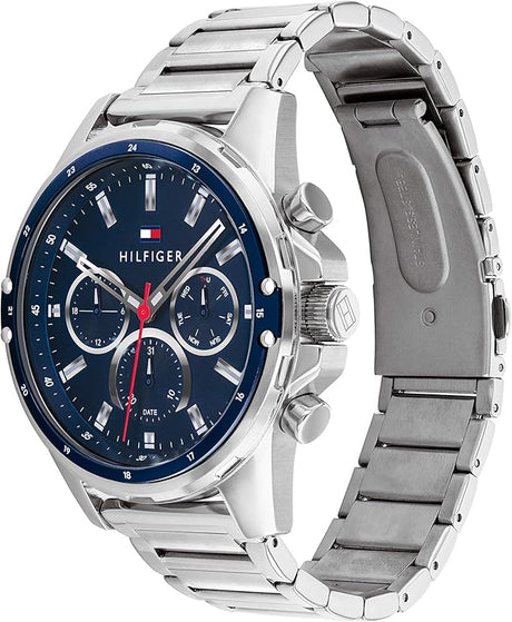 Tommy Hilfiger Men's Quartz Stainless Steel and Bracelet Sporty Watch 1791788 TTM65 - Runner