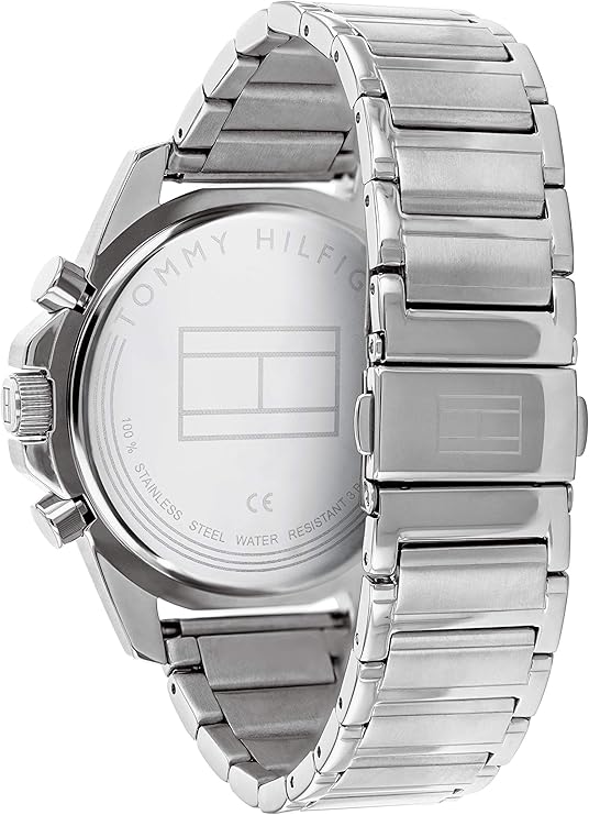 Tommy Hilfiger Men's Quartz Stainless Steel and Bracelet Sporty Watch 1791788 TTM65 - Runner