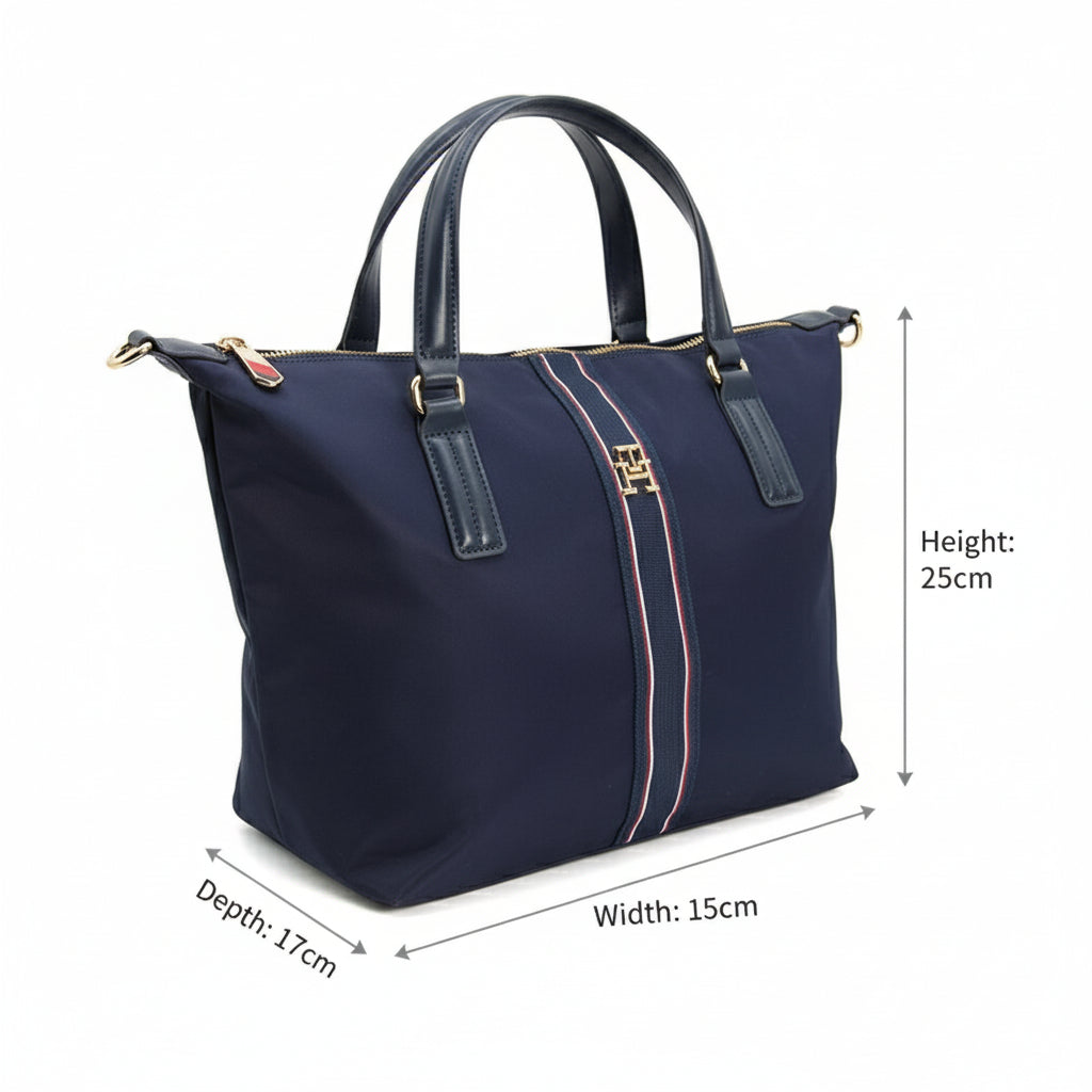 TOMMY HILFIGER Monogram Detail Tote Bag TB95 - Runner
