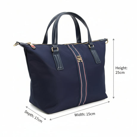 TOMMY HILFIGER Monogram Detail Tote Bag TB95 - Runner