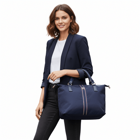 TOMMY HILFIGER Monogram Detail Tote Bag TB95 - Runner
