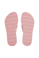 TOMMY HILFIGER MONOGRAM WEDGE FLIP - FLOPS - Pool shoes - foggy pink SLW18 - Runner