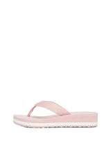 TOMMY HILFIGER MONOGRAM WEDGE FLIP - FLOPS - Pool shoes - foggy pink SLW18 - Runner