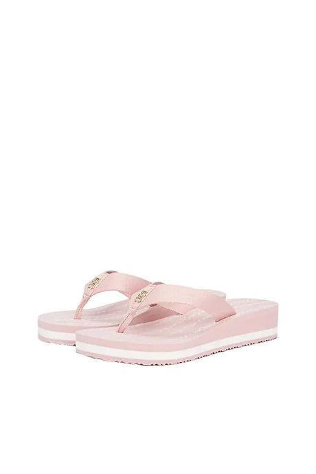 TOMMY HILFIGER MONOGRAM WEDGE FLIP - FLOPS - Pool shoes - foggy pink SLW18 - Runner