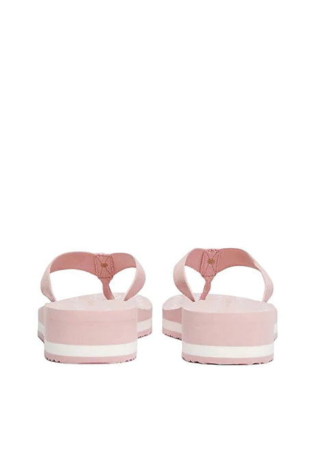 TOMMY HILFIGER MONOGRAM WEDGE FLIP - FLOPS - Pool shoes - foggy pink SLW18 - Runner