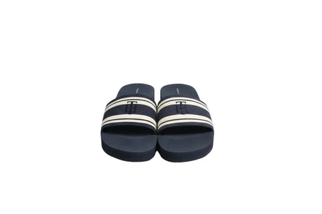 TOMMY HILFIGER Nadelin Platform Slide Sandal In blue ModeSens SLW63 - Runner