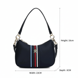 Tommy Hilfiger Poppy Shoulder Bag Corp - NAVY - TB54 - Runner