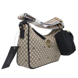 TOMMY HILFIGER Riley All Over Monogram Baguette Bag TB152 - Runner