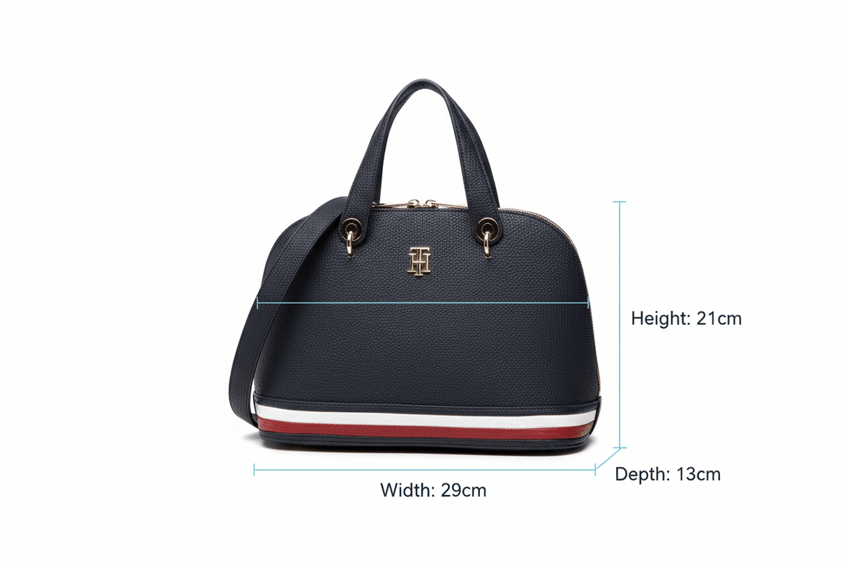 TOMMY HILFIGER Signature Detail - Shoulderbag - Black - TB181 - Runner