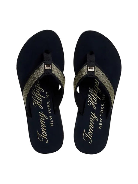 TOMMY HILFIGER Signature Flatform Beach Sandals SLW60 - Runner