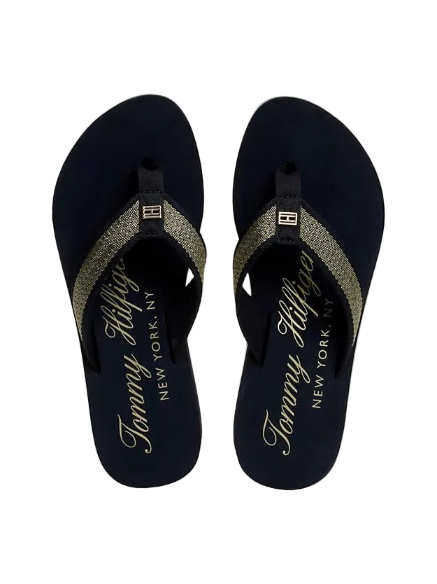 TOMMY HILFIGER Signature Flatform Beach Sandals SLW60 - Runner