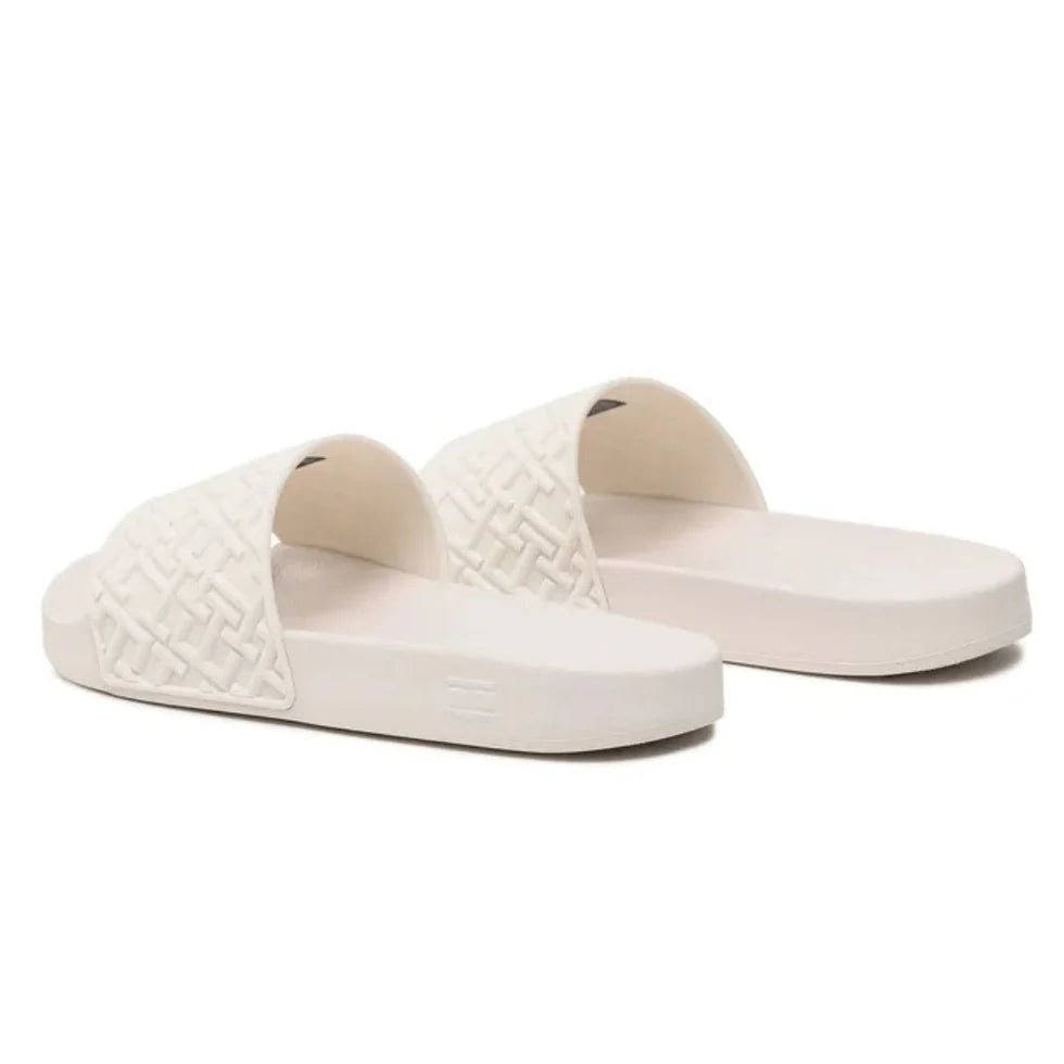 TOMMY HILFIGER Slides Th Monogram Pool Slide FW0FW06987 - WHT SLW71 - Runner