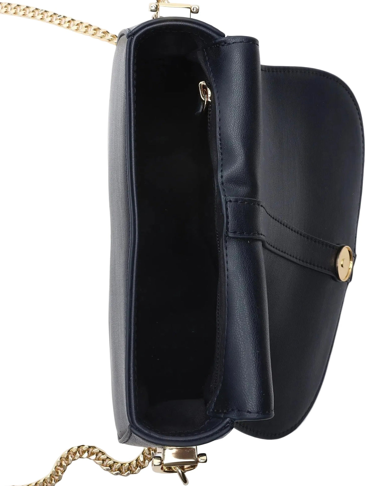 TOMMY HILFIGER Solid Blue Pu Sling Bag TB185 - Runner