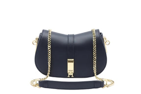 TOMMY HILFIGER Solid Blue Pu Sling Bag TB185 - Runner