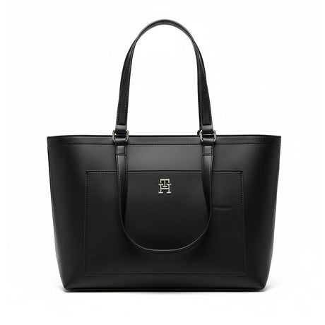 Tommy Hilfiger TH Distict Mono Tote - Shoulderbag - Black - TB39 - Runner
