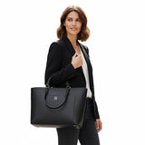 Tommy Hilfiger TH Distict Mono Tote - Shoulderbag - Black - TB39 - Runner
