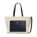 Tommy Hilfiger TH DISTINCT TOTE MONO - Shoulderbag - White TB100 - Runner