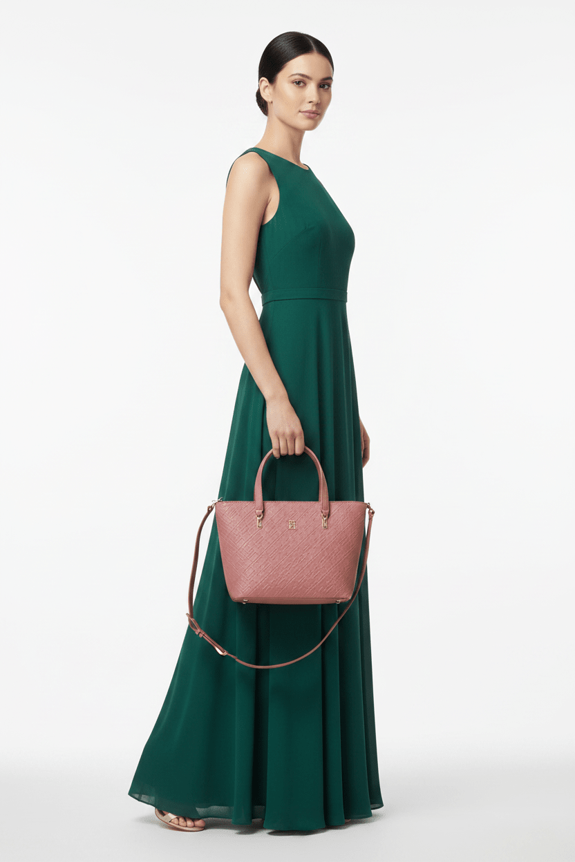 TOMMY HILFIGER TH Refined-Shoulder bag-TEABERRY- TB40 - Runner