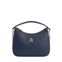 TOMMY HILFIGER TH Textured Shoulder Bag Blue TB308 - Runner