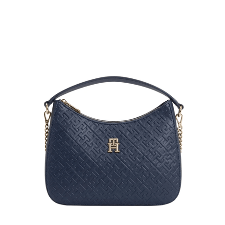 TOMMY HILFIGER TH Textured Shoulder Bag Blue TB308 - Runner