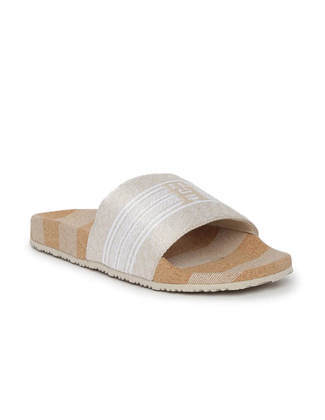 TOMMY HILFIGER Women Open Toe Striped Flip Flops SLW65 - Runner