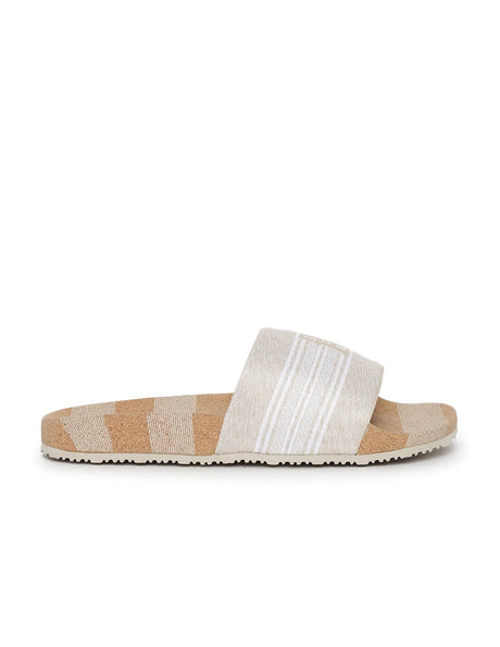 TOMMY HILFIGER Women Open Toe Striped Flip Flops SLW65 - Runner