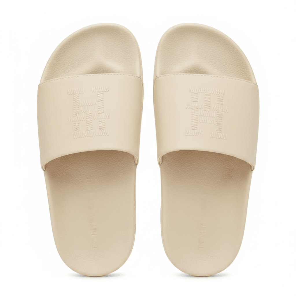 TOMMY HILFIGER Women TH EMBROIDERED SLIDE SLW113 - Runner