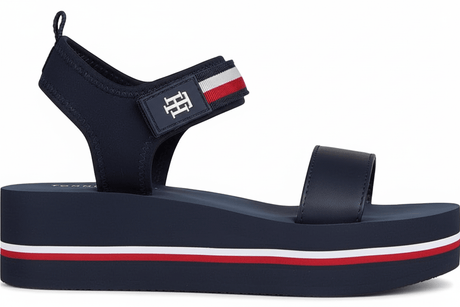 TOMMY HILFIGER Women's Avrett Wedge Sandal SLW112 - Runner
