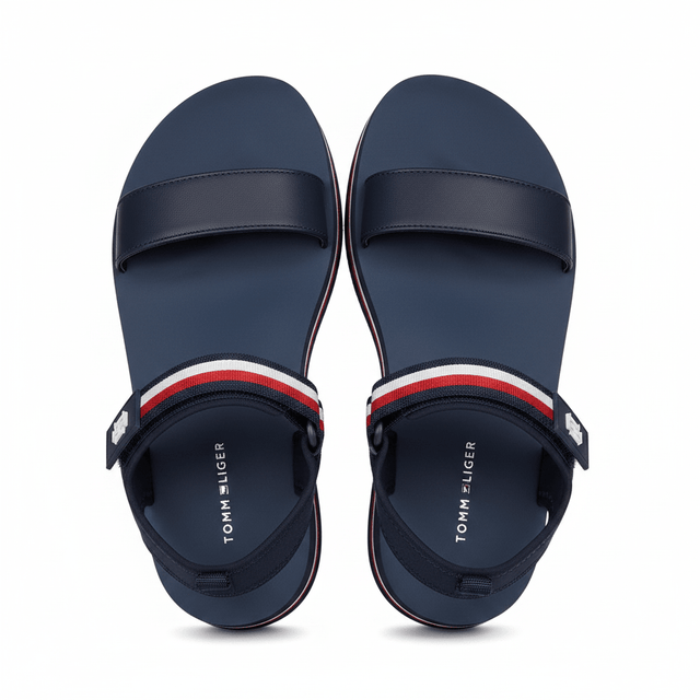 TOMMY HILFIGER Women's Avrett Wedge Sandal SLW112 - Runner