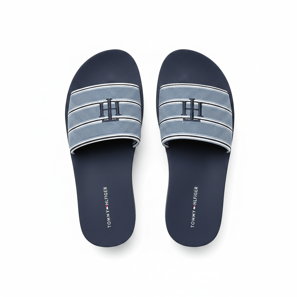 TOMMY HILFIGER Women’s Slide Sandals – Stylish and Comfortable Platform SLW90 - Runner