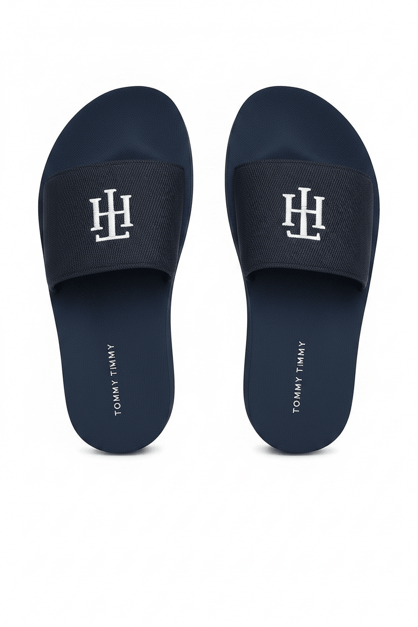 TOMMY HILFIGER Women’s Slide Sandals – Stylish and Comfortable Platform SLW97 - Runner